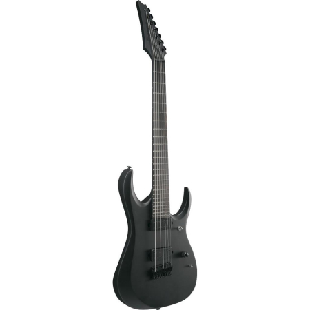 Ibanez RGDRB71-BKF Iron Label 7-String Black Flat-90294