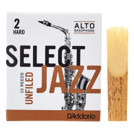 Stroik D'Addario Jazz Select do sax alt 2H Unfiled-90328